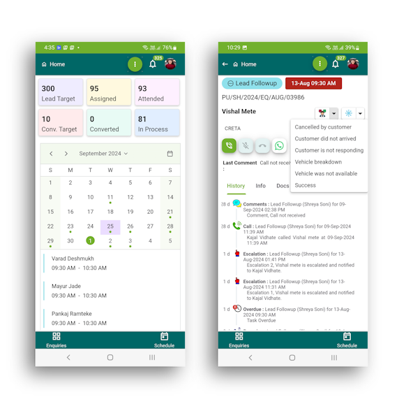 in app calling in app calling